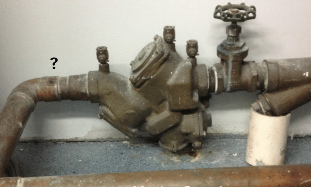RPZ-1013-RPBP-Missing-Control-Valve - Ten Hazardous Cross-Connections Detected By Onsite Cross-Connection Surveys | HydroCorp - HydroCorp