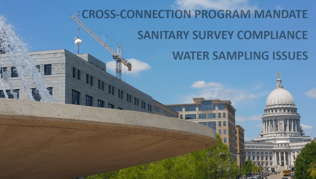 Government-Building-with-Water-and-Text - Dos and Don’ts for Cross-Connection Control and Backflow Public Awareness | HydroCorp - HydroCorp