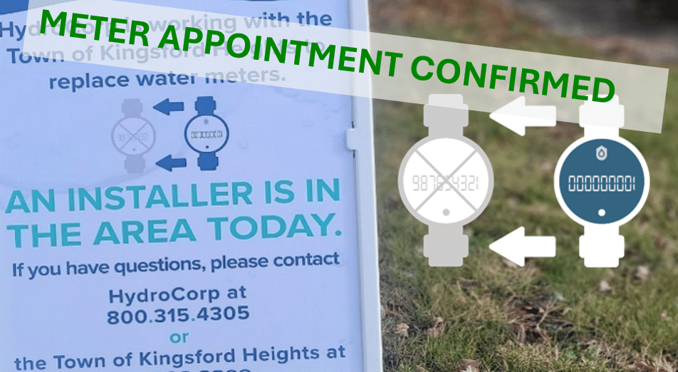 Meter-sign-with-meter-icons-Appointment-confirmed - Keeping Consumer Confidence During Water Meter Replacement Projects | HydroCorp - HydroCorp