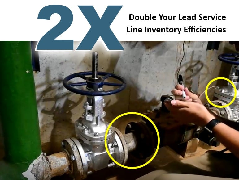 Blog Post March 2024 Meter service line circles - Double Your Water Service Line Inventory Efficiency | HydroCorp - HydroCorp