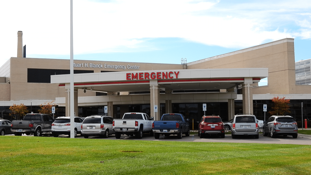 Hospital-Emergency-Room-Entrance - Which Hospital Plumbing System is Priority for Schematic Updates? | HydroCorp - HydroCorp