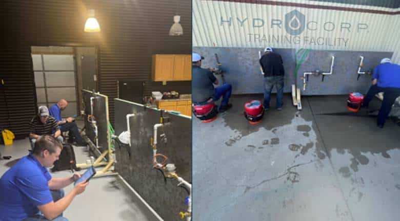 trained water meter installers - HydroCorp's state-of-the-art training facility